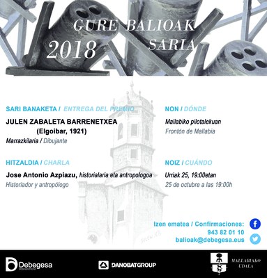 Gonbidapena Gure Balioak 2018 Gonbidapena Gure Balioak 2018